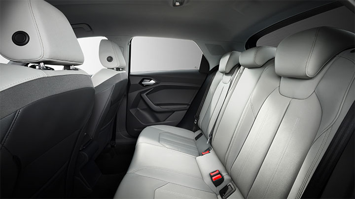 Audi A1, rear seats
