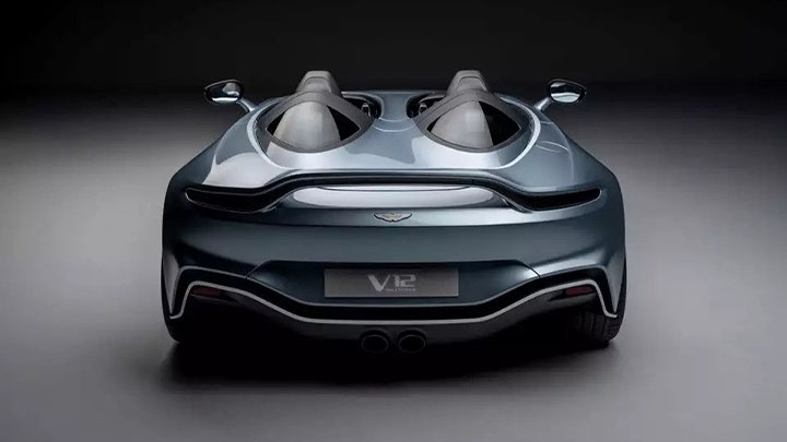 aston martin v12 speedster rear