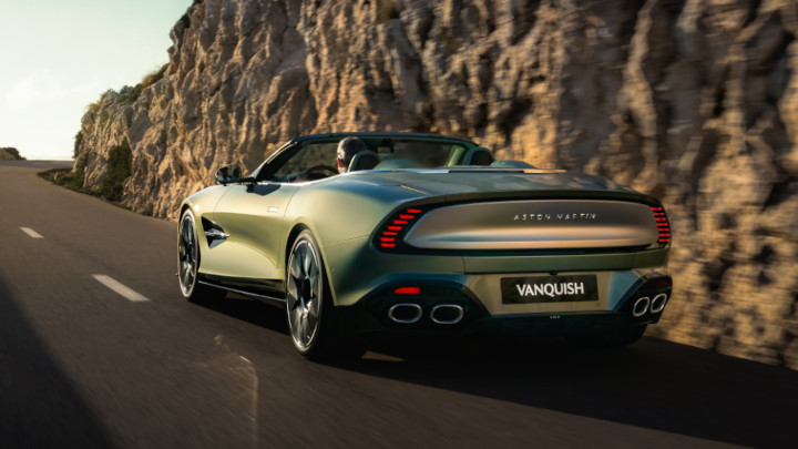 Aston Martin Vanquish Volante Rear View