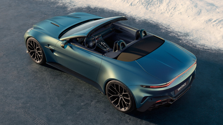 Aston Martin Vantage Roadster Aerial Rear View