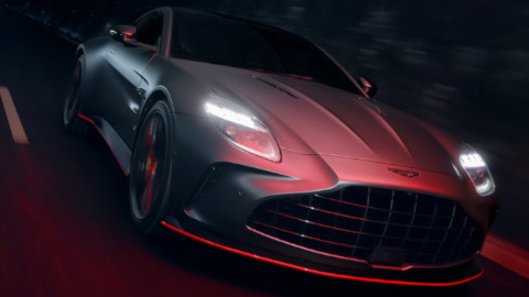 Aston Martin Vantage S Front Angle Driving