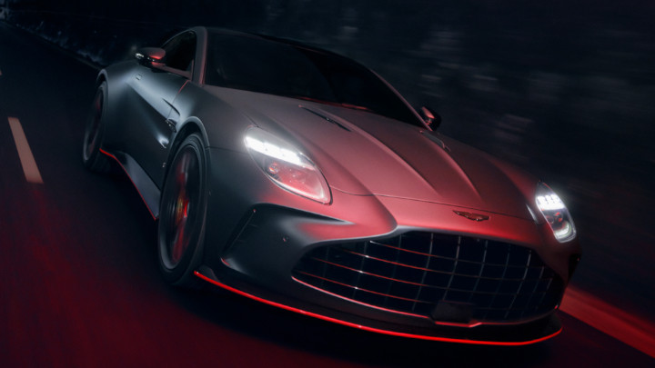 Aston Martin Vantage S Front Angle Driving