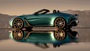 Green Aston Martin V12 Vantage Roadster Exterior Side Static