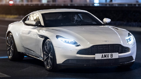 White Aston Martin DB11 Exterior Front Static