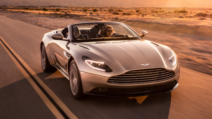 Aston Martin DB11 Volante Exterior Front Driving