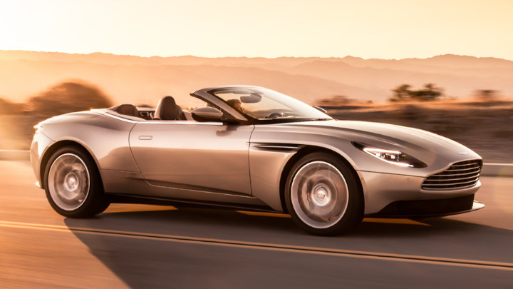 Aston Martin DB11 Volante Exterior Side Driving