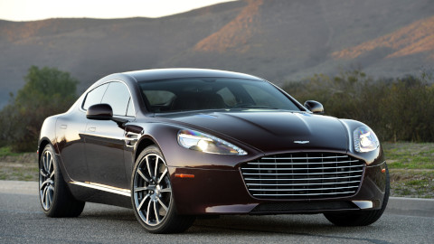 Red Aston Martin Rapide S Exterior Front Static