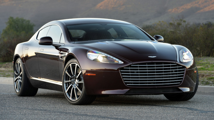 Red Aston Martin Rapide S Exterior Front Static