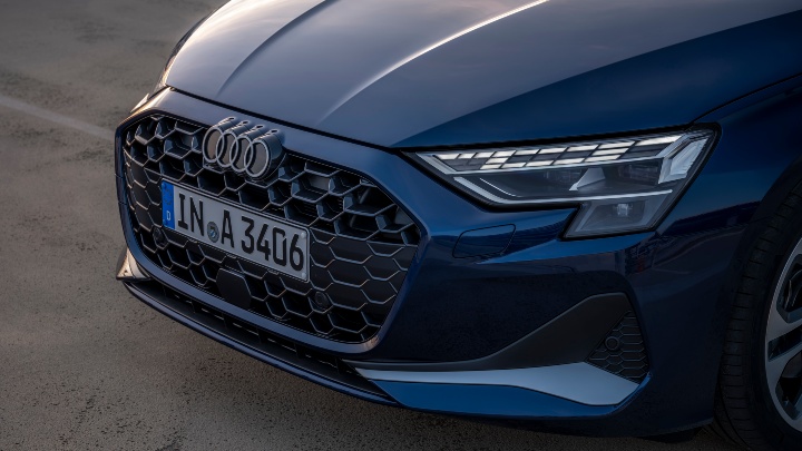 Audi A3 Sportback front close up