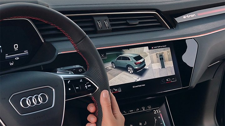 Interior of Audi Q8 e-tron