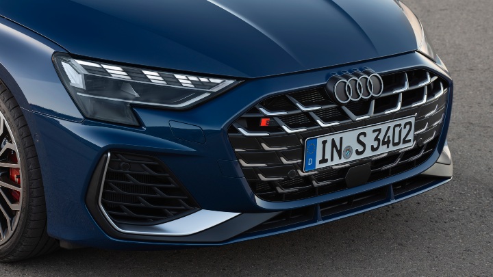 Audi S3 Saloon front close up