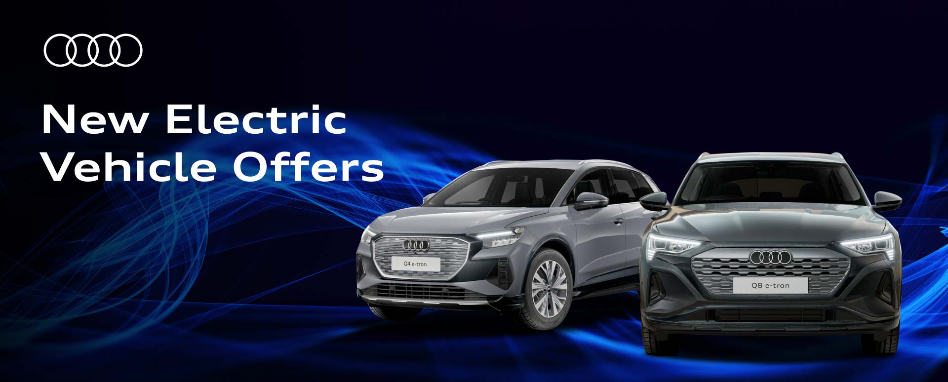 New electric vehicle offers title with grey Q4 and Q8 models