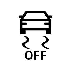 Dynamic stability control off icon