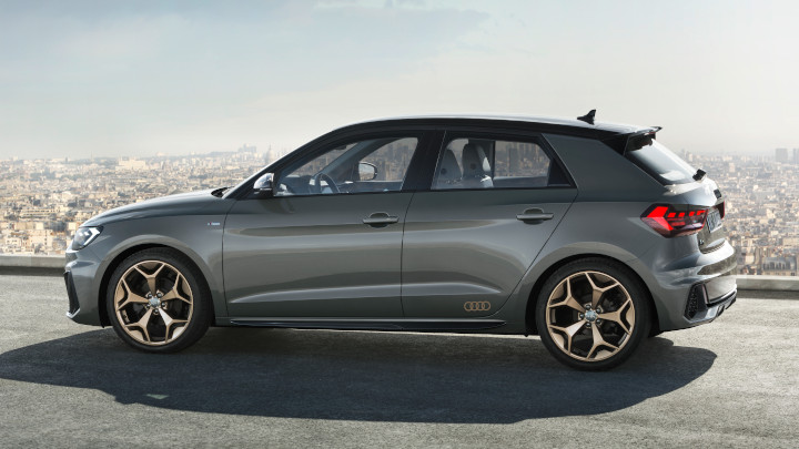 Grey Audi A1 Side