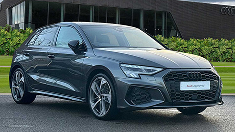 Grey Audi A3 Black Edition