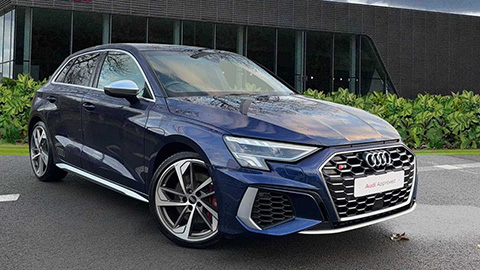 Blue Audi A3 S3 Trim