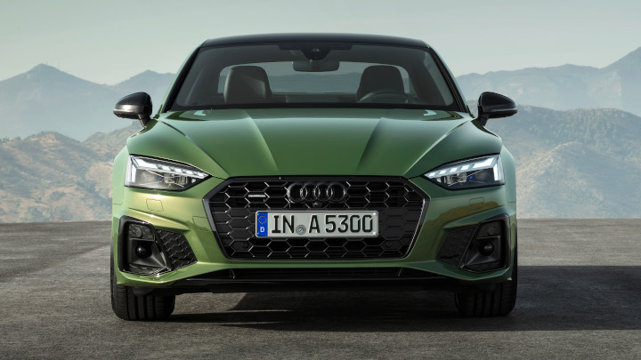 Green Audi A5 Front Grille