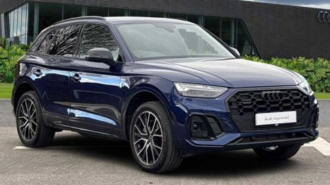 Blue Audi Q5 Black Edition