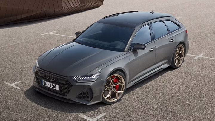 Grey Audi RS6 Front