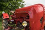 Porsche diesel junior tractor in red.