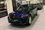 Jaguar F Pace in Caesium Blue at the London Motor Show 2019.
