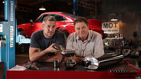 mike and ant, wheeler dealers garage