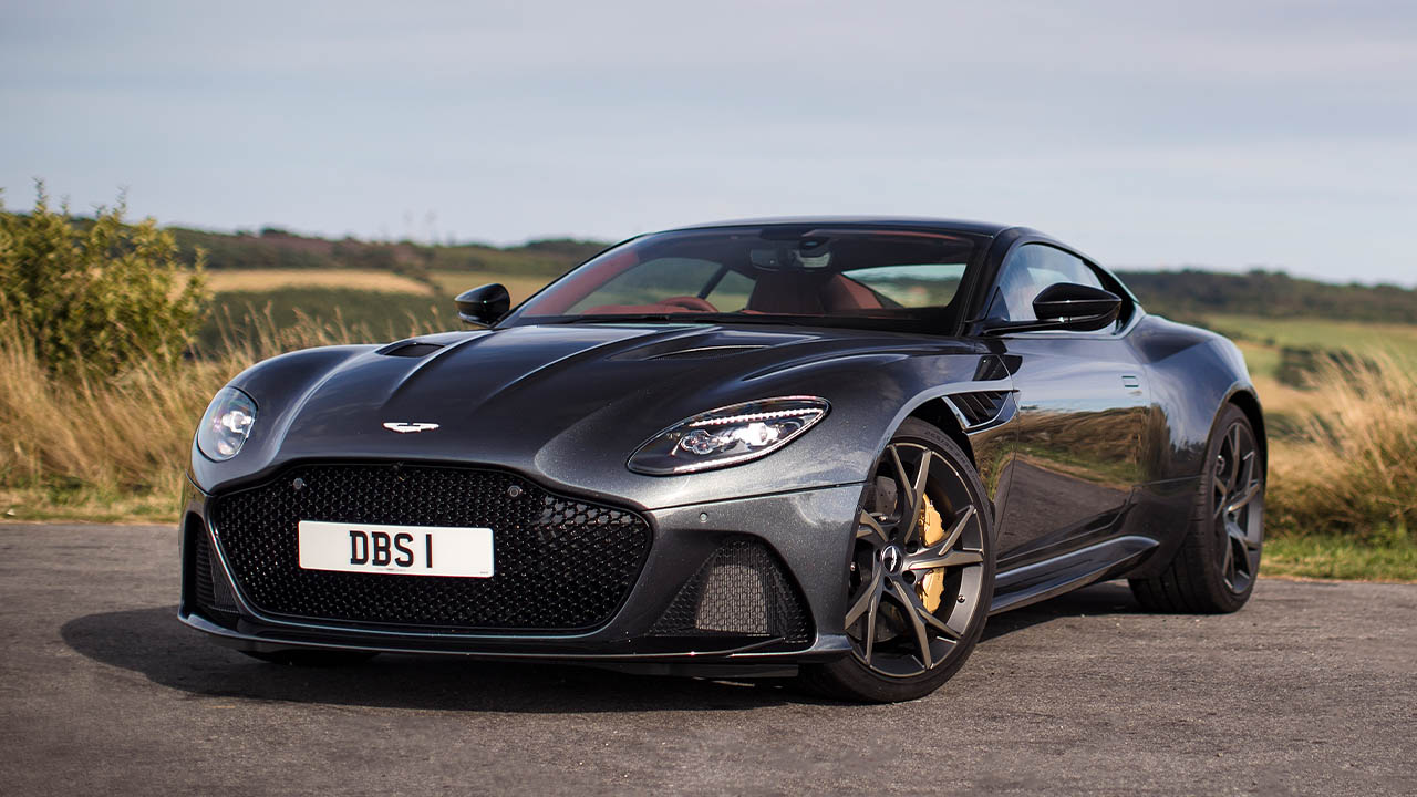 Grey Aston Martin DBS