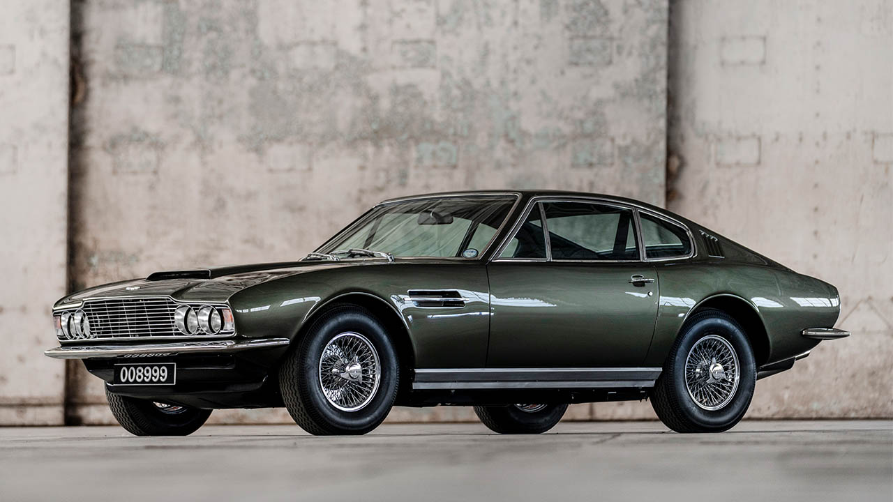 Green 1969 Aston Martin DBS