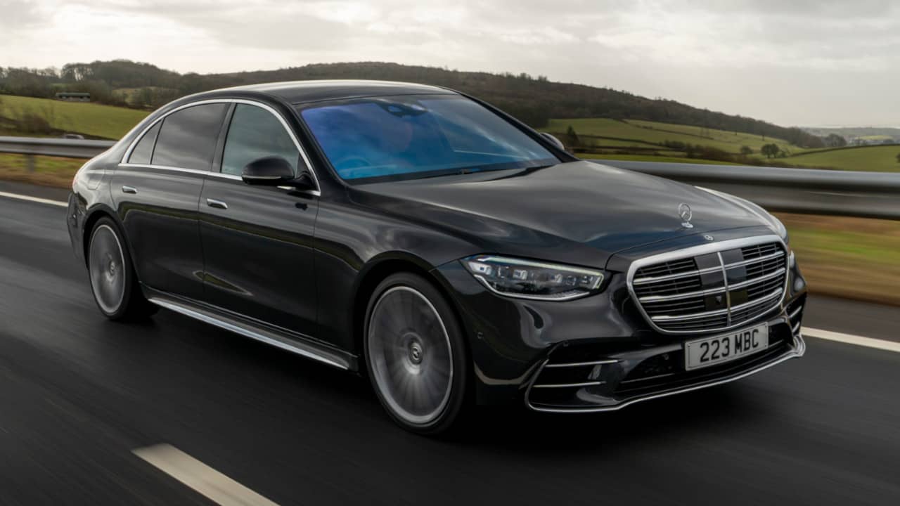 Mercedes-Benz S-Class Driving Front Angle