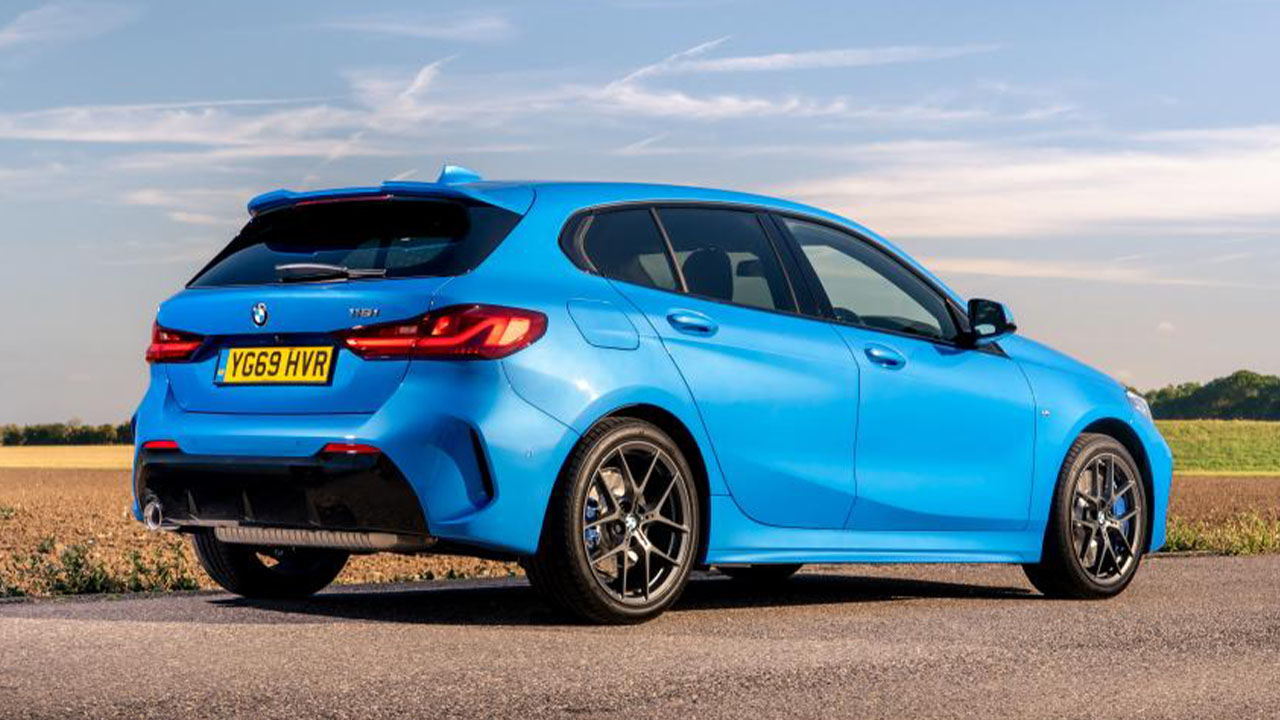 Blue BMW 1 Series