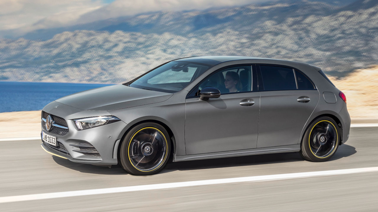 Grey Mercedes-Benz A-Class