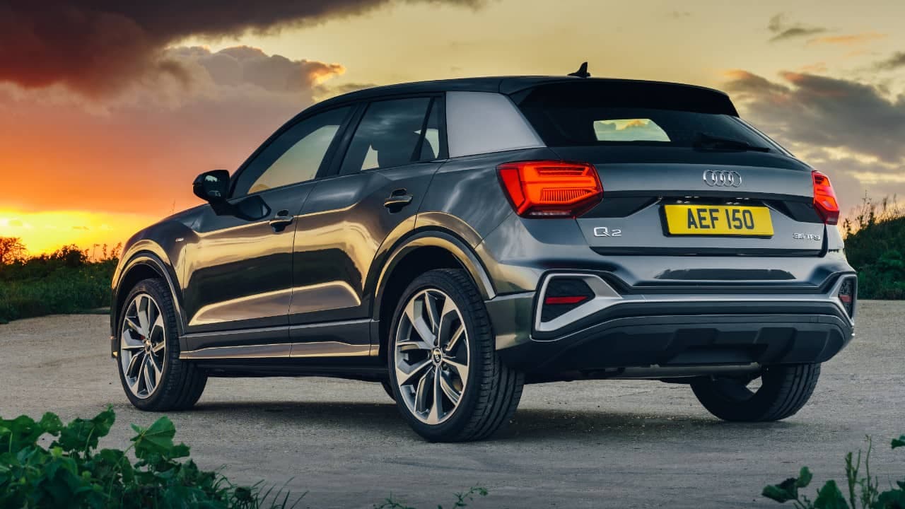 Audi Q2 at Sunset