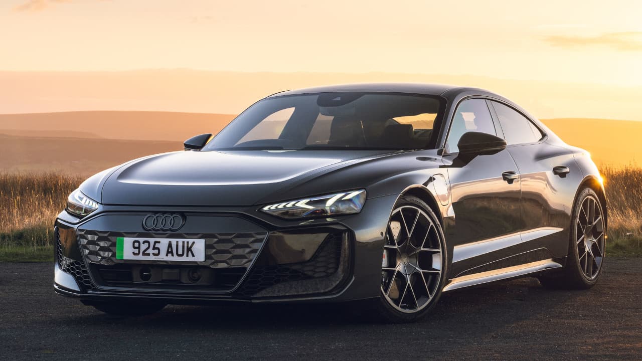 Audi RS e-tron GT Performance at Sunset