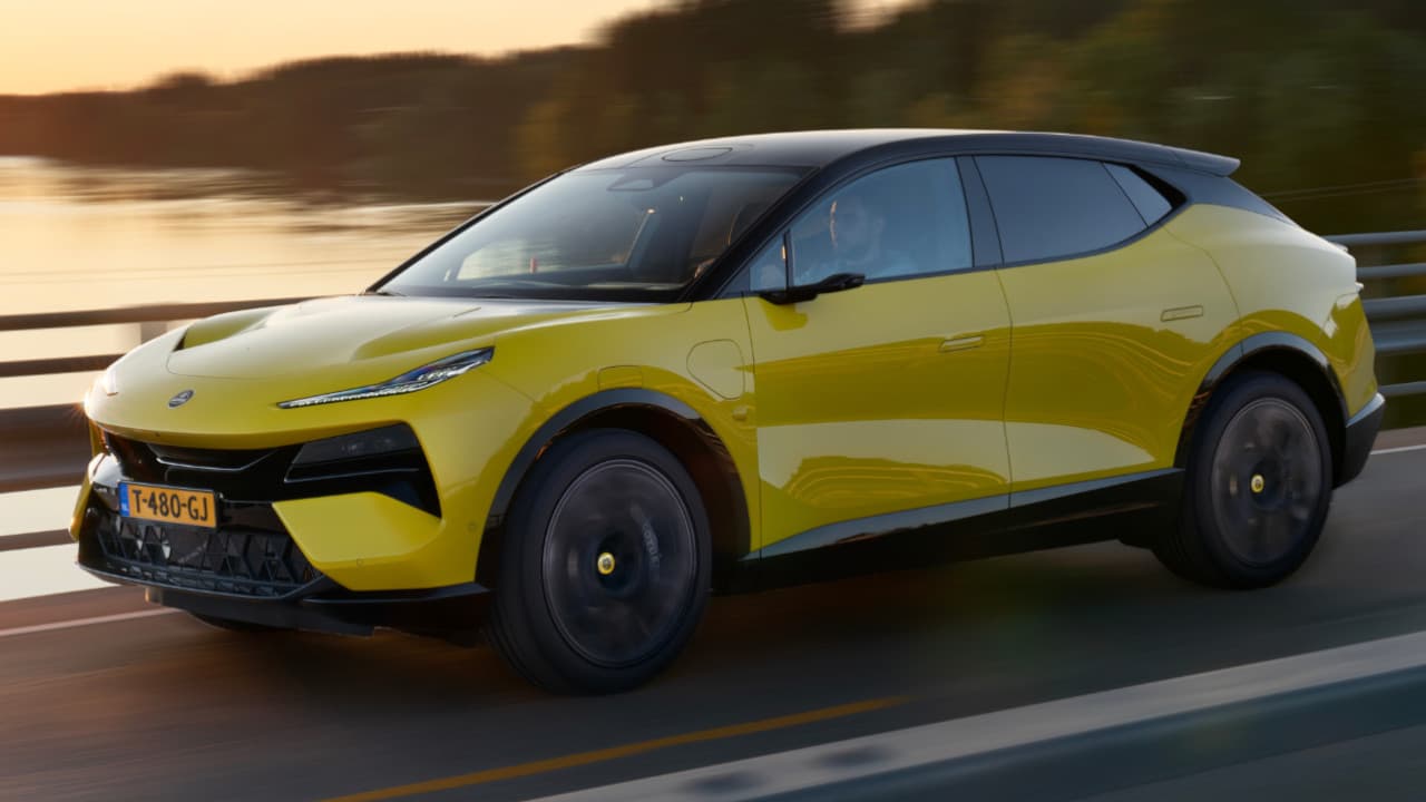 Lotus Eletre in Yellow Driving