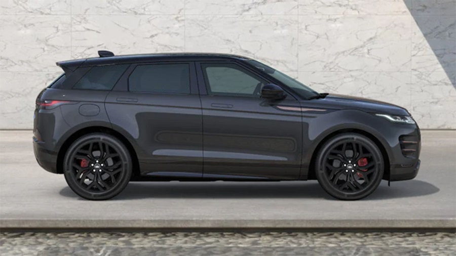 range rover evoque configurator side profile