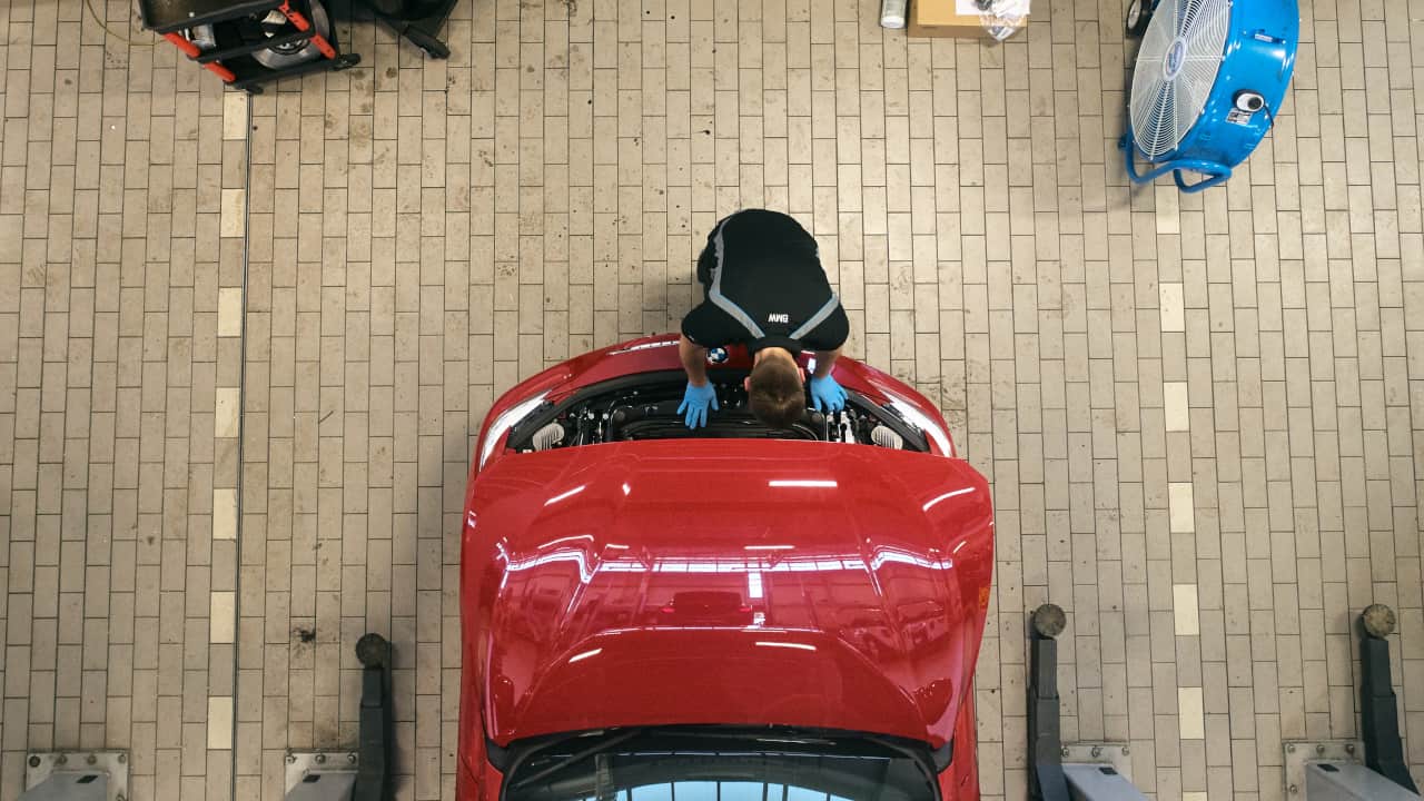 BMW Technician Maintenance Work