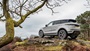 White Range Rover Evoque, rear wilderness shot