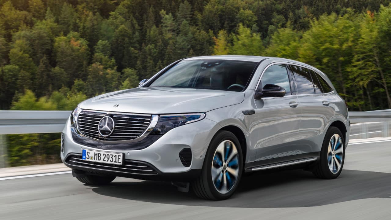 EQC from Mercedes-EQ Exterior Front