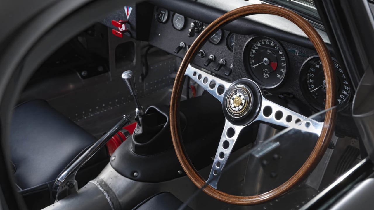 Lightweight Jaguar E-type Interior