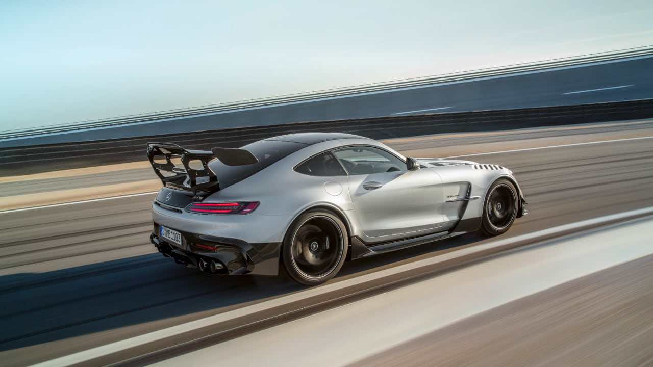 Mercedes-AMG GT Black Series Exterior Rear Driving