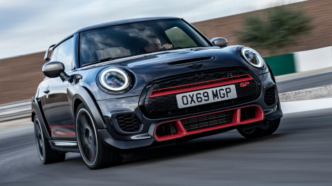 MINI JCW GP Exterior Front Driving Track