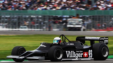 Villager F1 car action shot