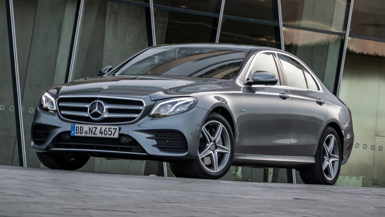 Grey Mercedes-Benz E-Class Exterior Front Static