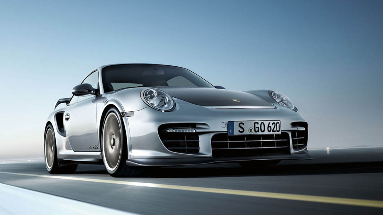 First Generation Porsche 911 GT2 RS driving