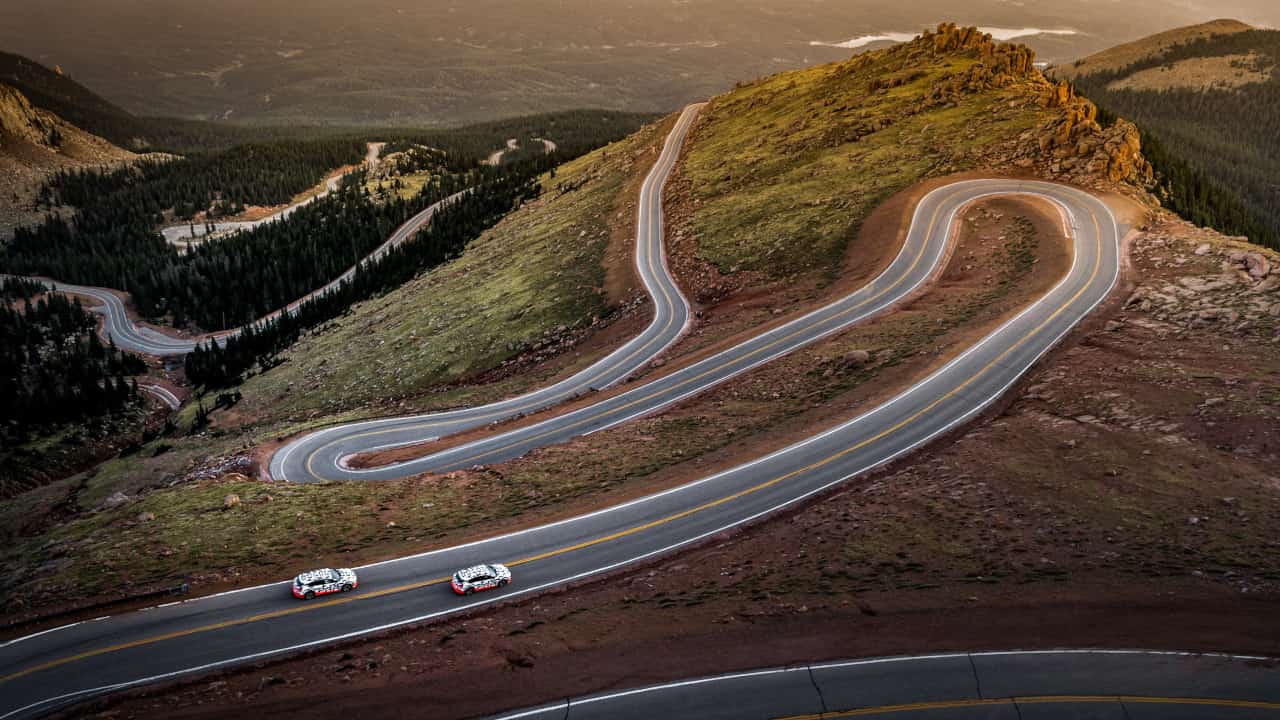 Mountain Roads Aerial