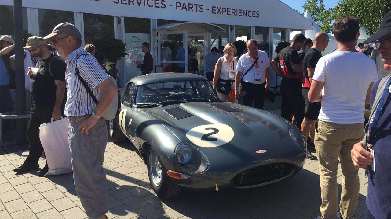 Stratstone Lightweight Jaguar E-type at Le Mans Classic