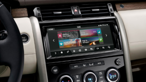 Land Rover InControl Infotainment Screen