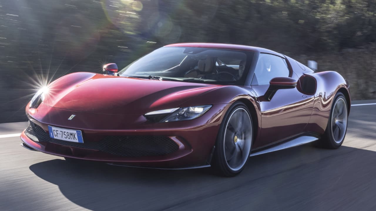 Ferrari 296 GTB Driving 