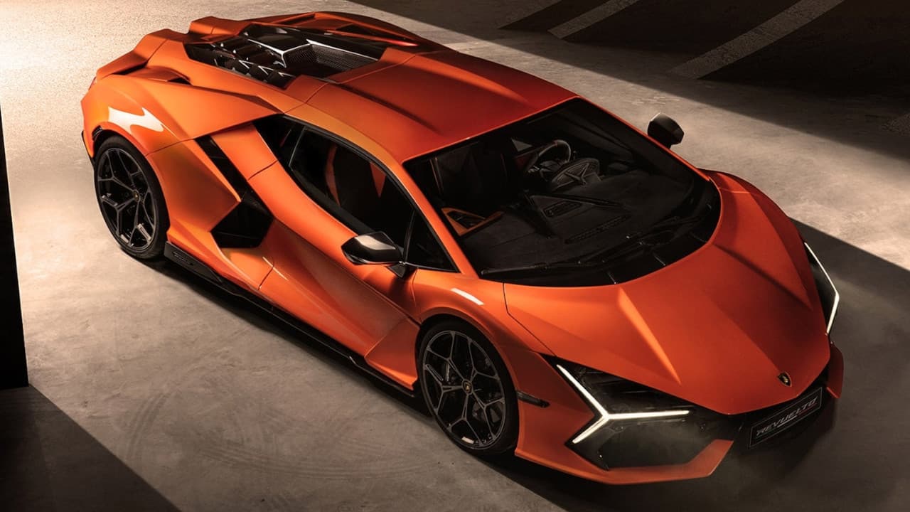 Lamborghini Revuelto Dramatic in Orange