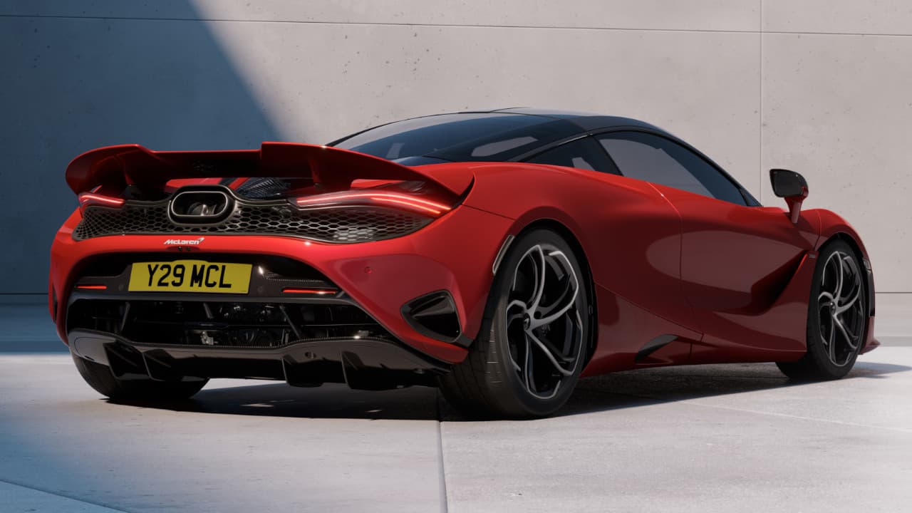 McLaren 750S Static in Red